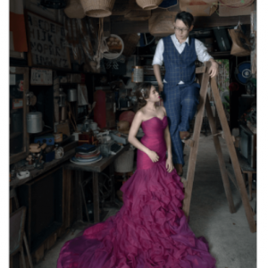 Purple Tube Wedding Dress | Clothing & Accessories | RentSmart Asia | Renting Is The New Buying
