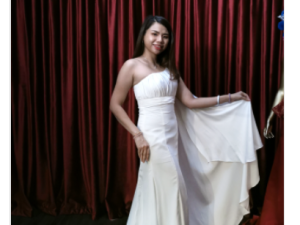 Toga Maxi Dress in White (Designer collection)