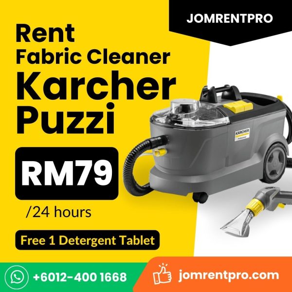 Karcher Puzzi Carpet Cleaner Rental-based in Cheras, Selangor
