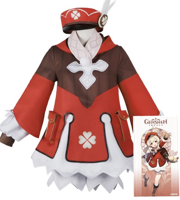 KIDS COSPLAY GENSHIN Game GIRL Klee Costume Set Below 130CM for Rent