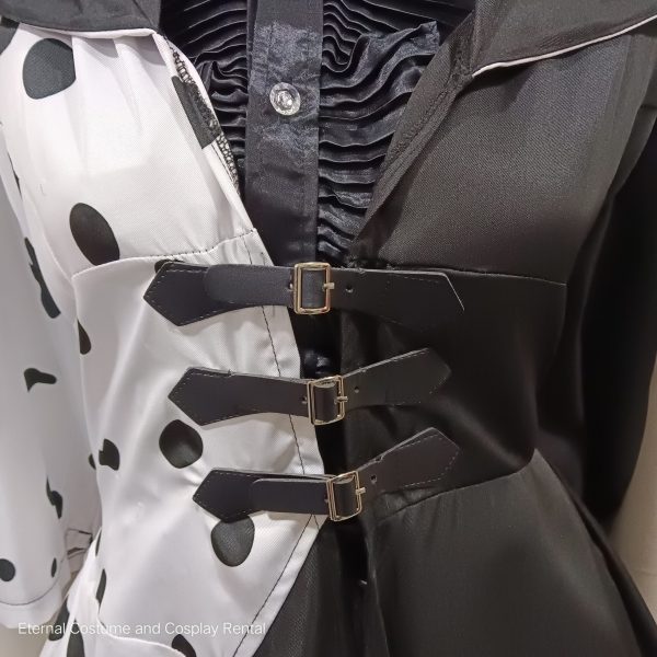 MOVIE Character Cruella 2019 Villian Black and White Colour Female Size XL for Rent - Image 4
