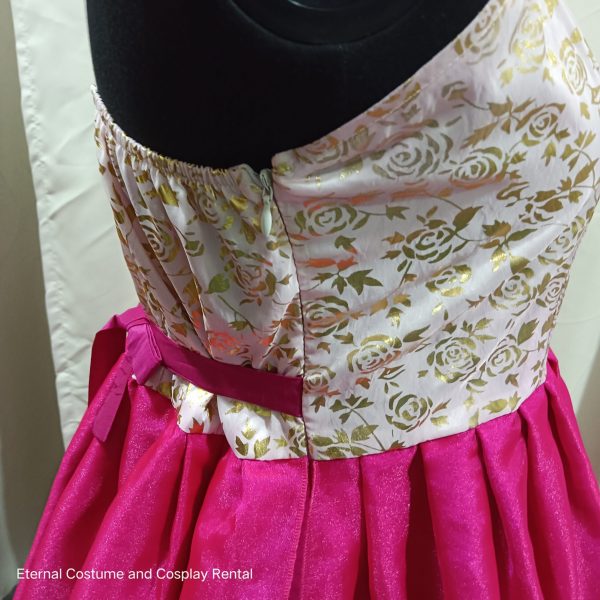 KOREAN Hanbok Style Costume Female White and Pink Size M - XL Free Size for Rent - Image 5