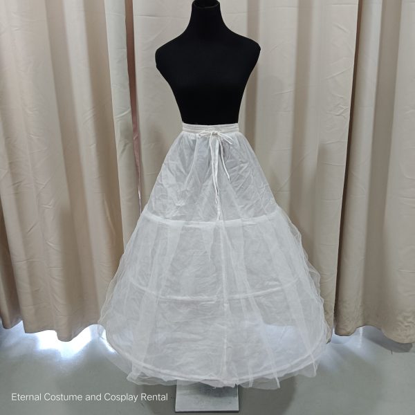 KOREAN Hanbok Style Costume Female White and Pink Size M - XL Free Size for Rent - Image 3