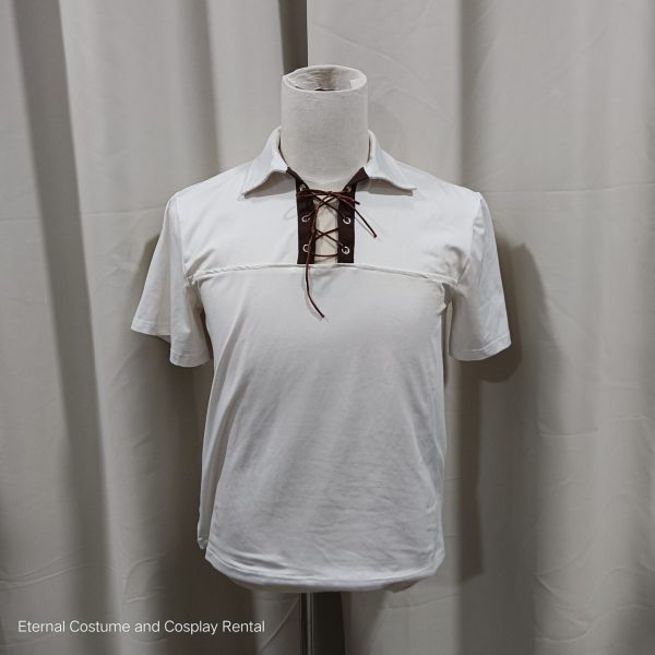 GERMAN Traditional Costume Lederhosen Male Dark Brown Short Pants Style Size M - XXL for Rent - Image 3