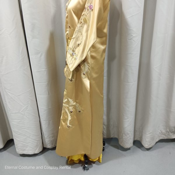CHINESE Qing Dynasty Palace Queen Costume Yellow Empress FuCa YanXiGongLue Drama Story of YanXi Palace (延禧攻略富察皇后) Free Size High Quality for Rent - Image 5