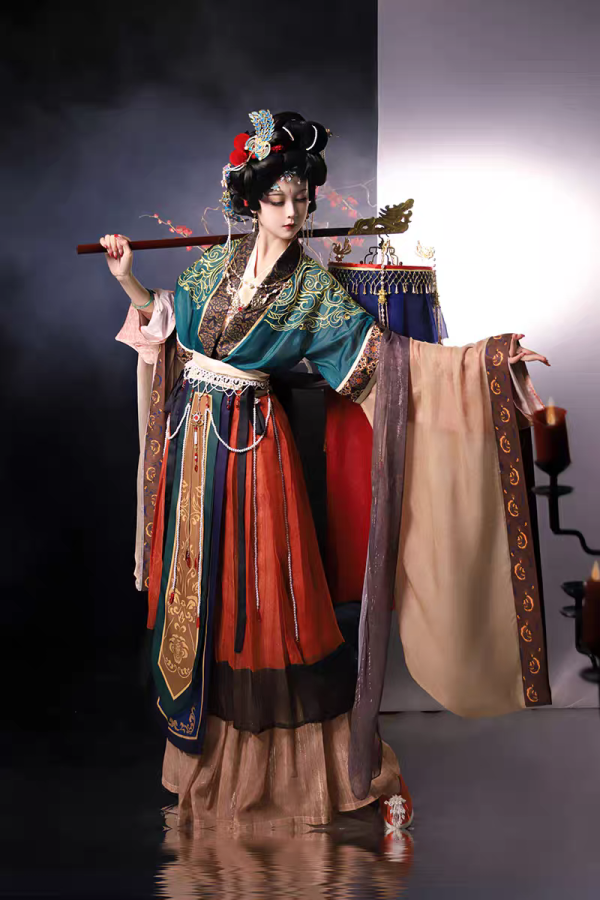 Chinese Godness Style Female HanFu Costume Green (青色神仙汉服女) for Rent